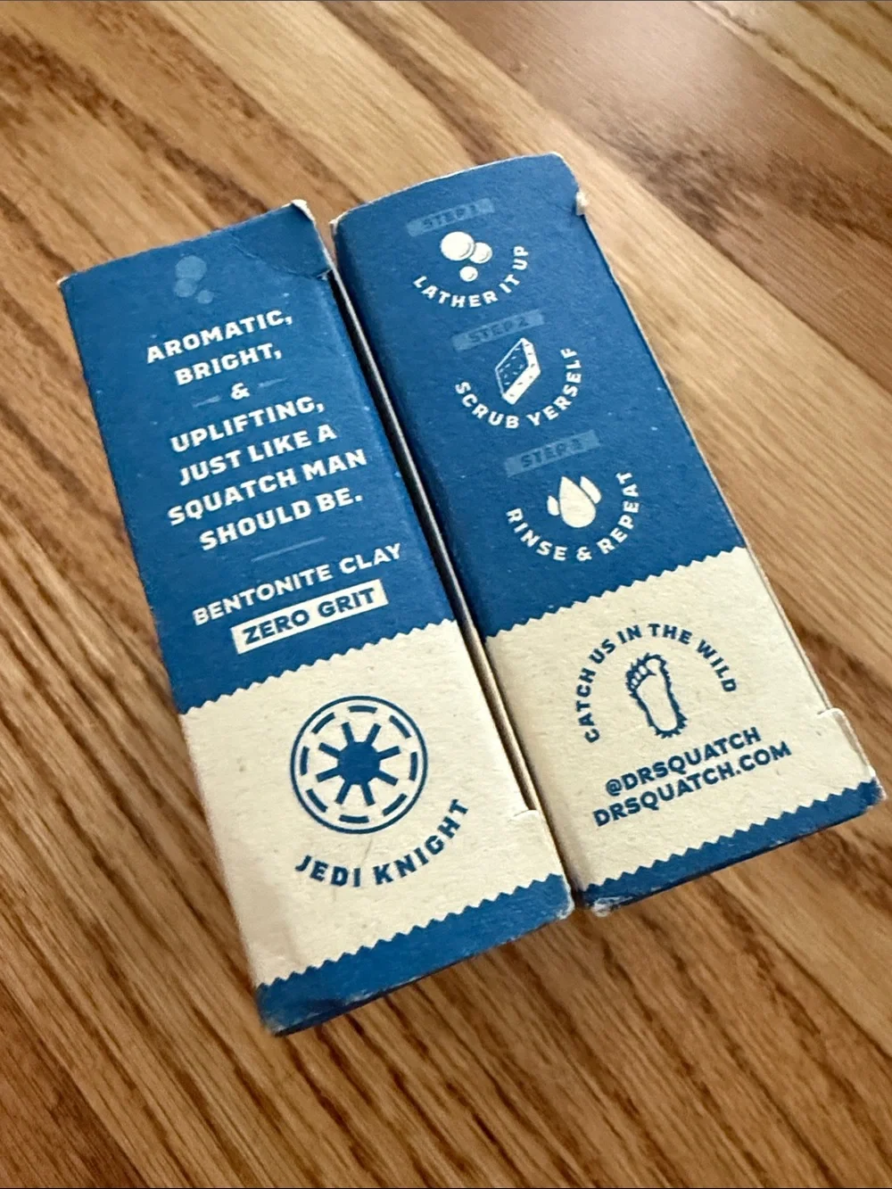 Dr. Squatch x Star Wars Only  Hope Soap  2 Bars- Blue Box - New